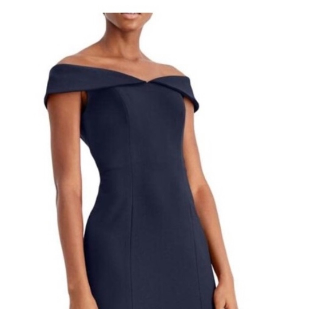 Calvin Klein off the shoulder gown